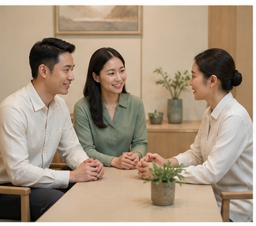 Nhân viên đón tiếp tại cơ sở