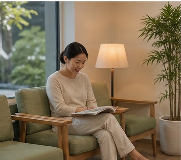 Nhân viên tại khu vực tiếp đón