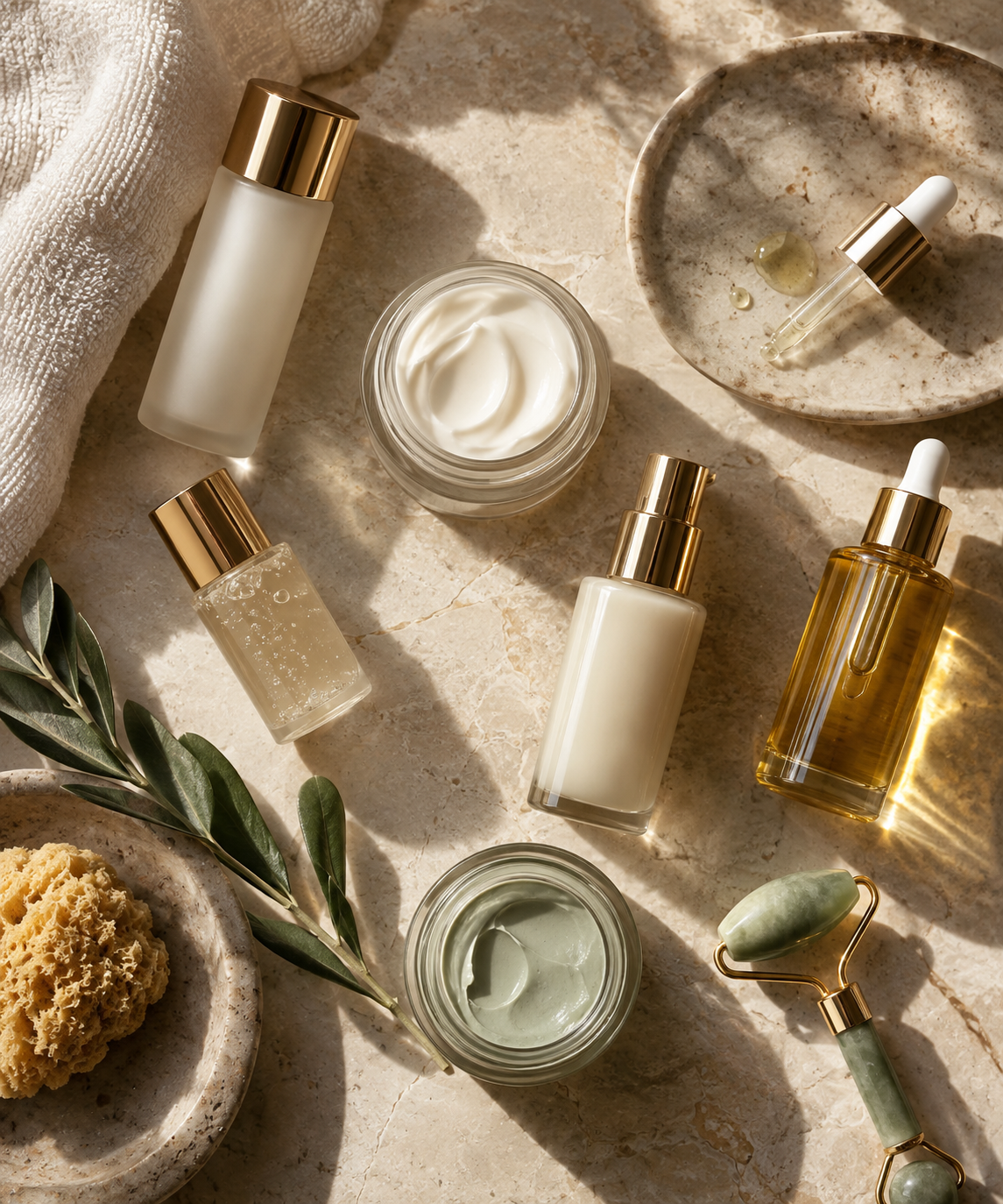 Routine serum và kem dưỡng