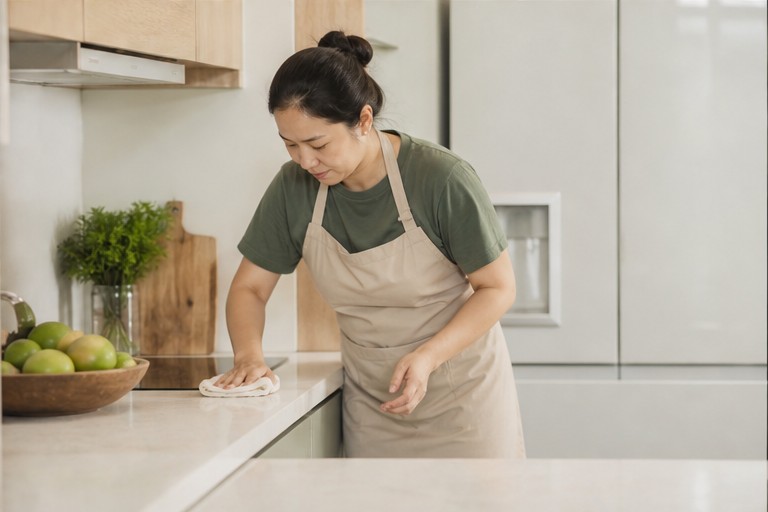 Vệ sinh khu bếp