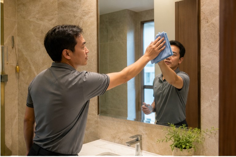Vệ sinh phòng tắm