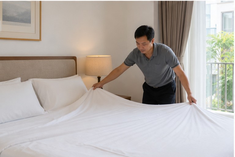 Phòng ngủ gọn gàng