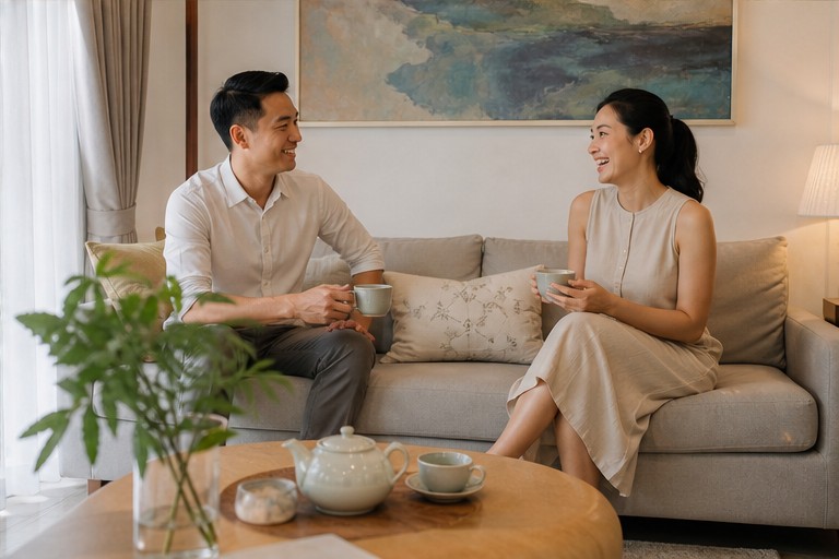 Không gian gia đình ấm áp