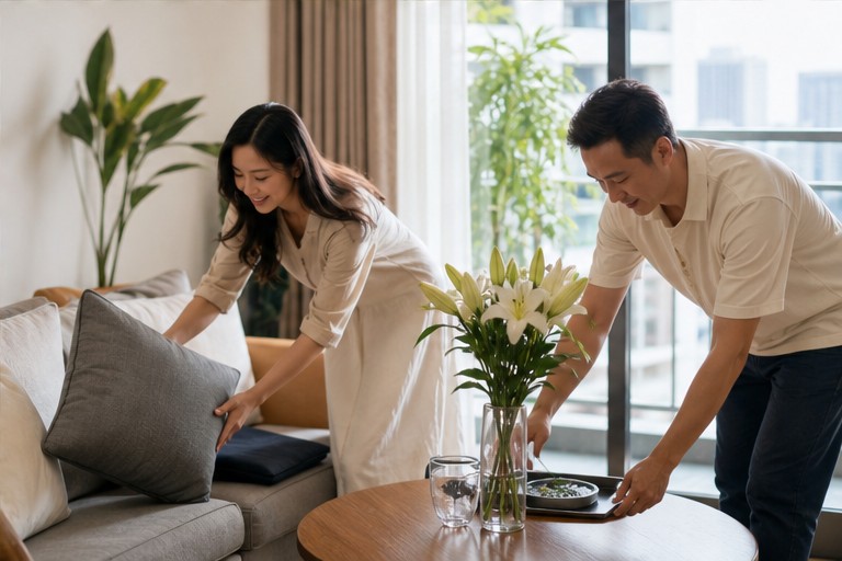Chuẩn bị nhà đón khách