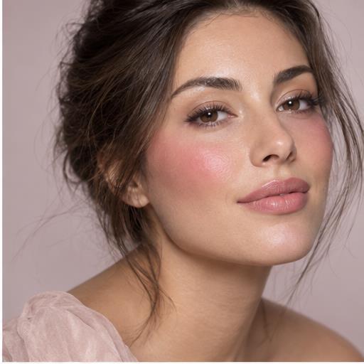 Texture makeup dewy