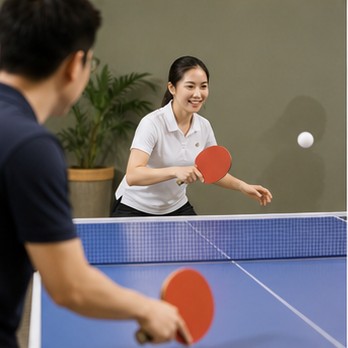 Trận table tennis tại NHỊP Club
