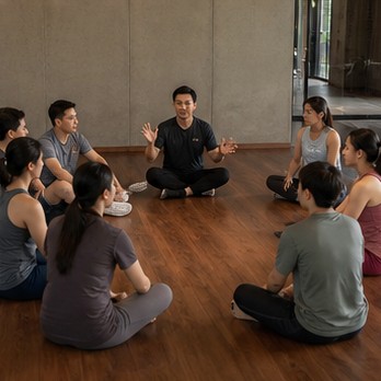Người điều phối hoạt động chào đón nhóm khách