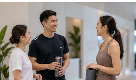 Khu nước và ghế nghỉ tại câu lạc bộ