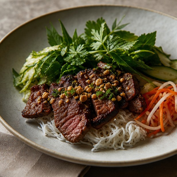 Bò nướng lá thơm