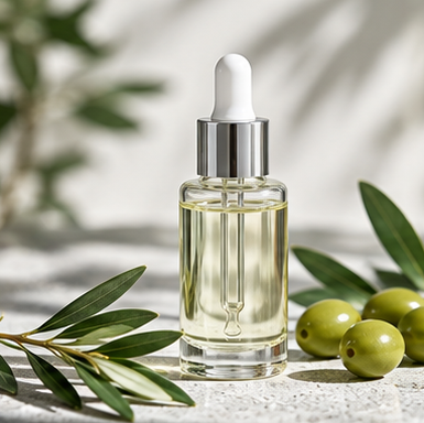 Chất gel trong suốt và chai serum