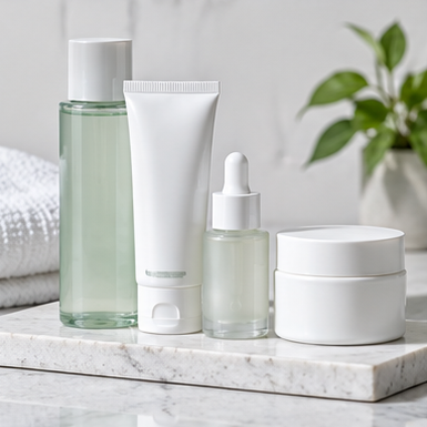 Khoảnh khắc thoa serum tại nhà