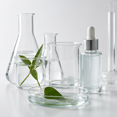 Giọt serum trên da tay