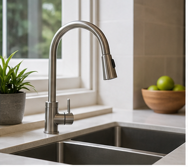 Vòi nước và bồn rửa