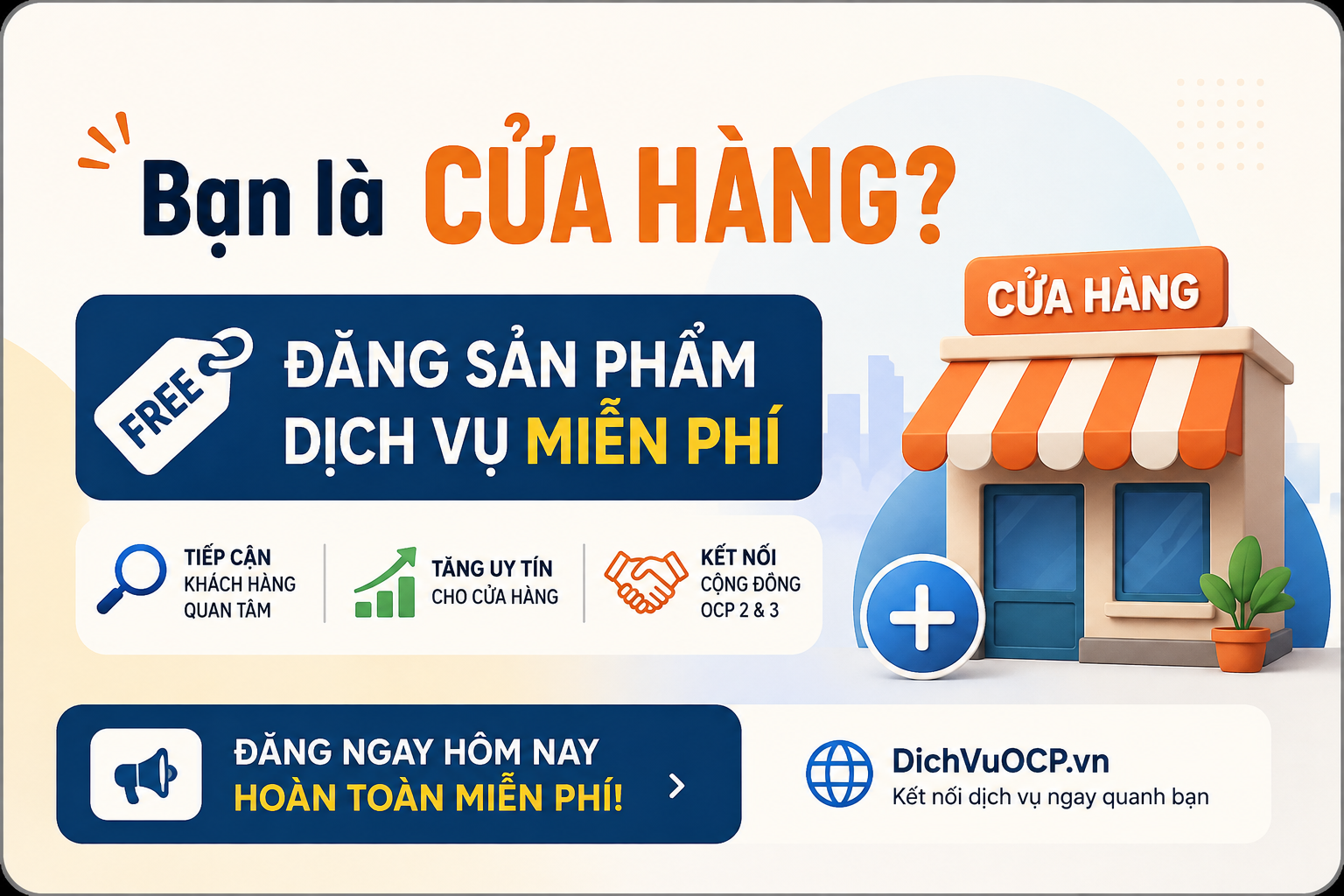 Đăng sản phẩm - dịch vụ miễn phí