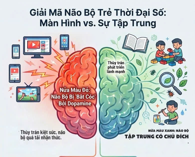 GIẢI MÃ NÃO BỘ THỜI ĐẠI SỐ: Cuộc chiến Dopamine - Giải cứu não bộ