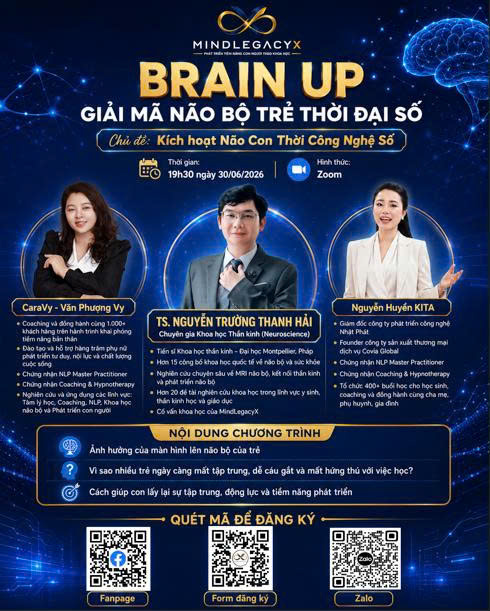 BRAIN UP – GIẢI MÃ NÃO BỘ THỜI ĐẠI SỐ