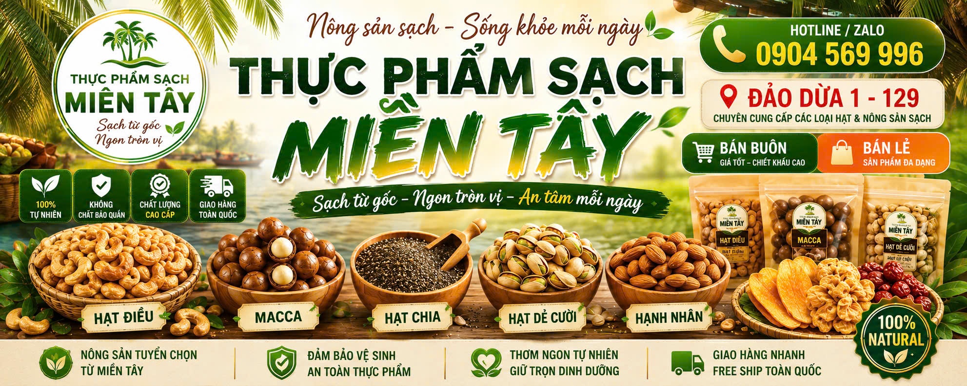 Thực phẩm sạch Miền Tây
