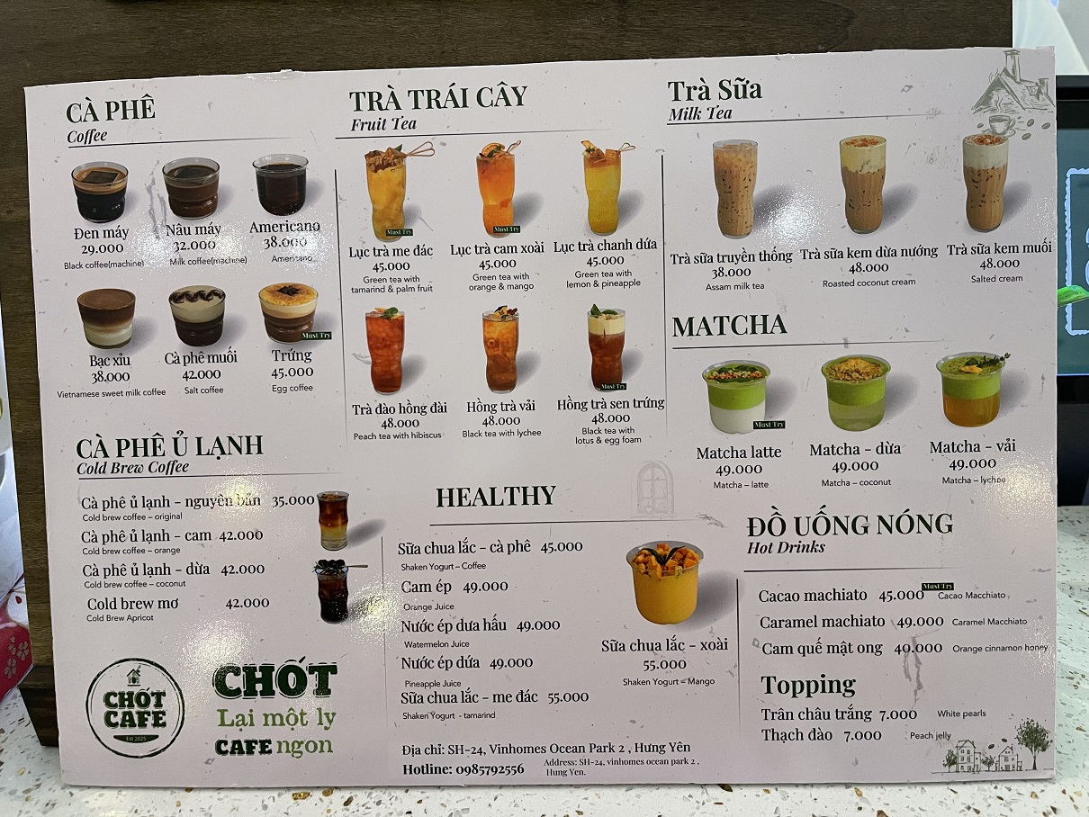 Chốt cafe